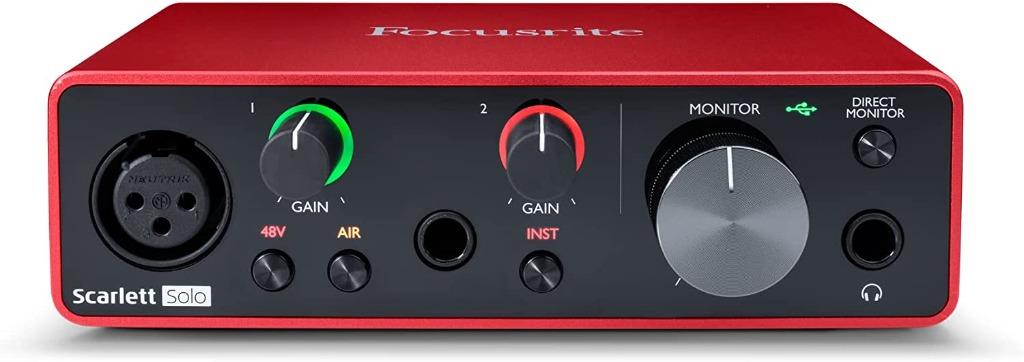 Guitarist,　3rd　Solo　All　for　Need　Focusrite　Podcaster　USB　Gen　Interface,　on　the　High-Fidelity,　Vocalist,　Quality　You　or　and　Scarlett　—　Studio　Recording,　the　Software　Recorders　to　Record,　Audio,　Voice　Audio　Producer