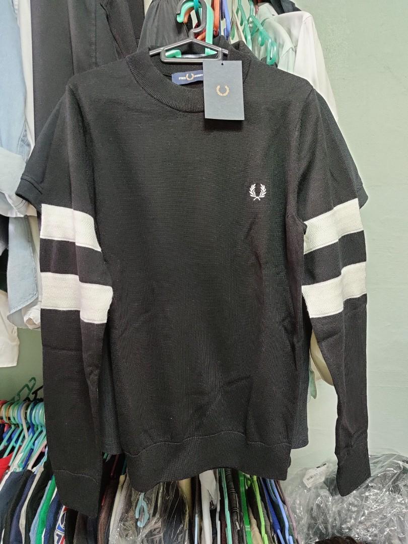 Fred perry jumper new arrivals black
