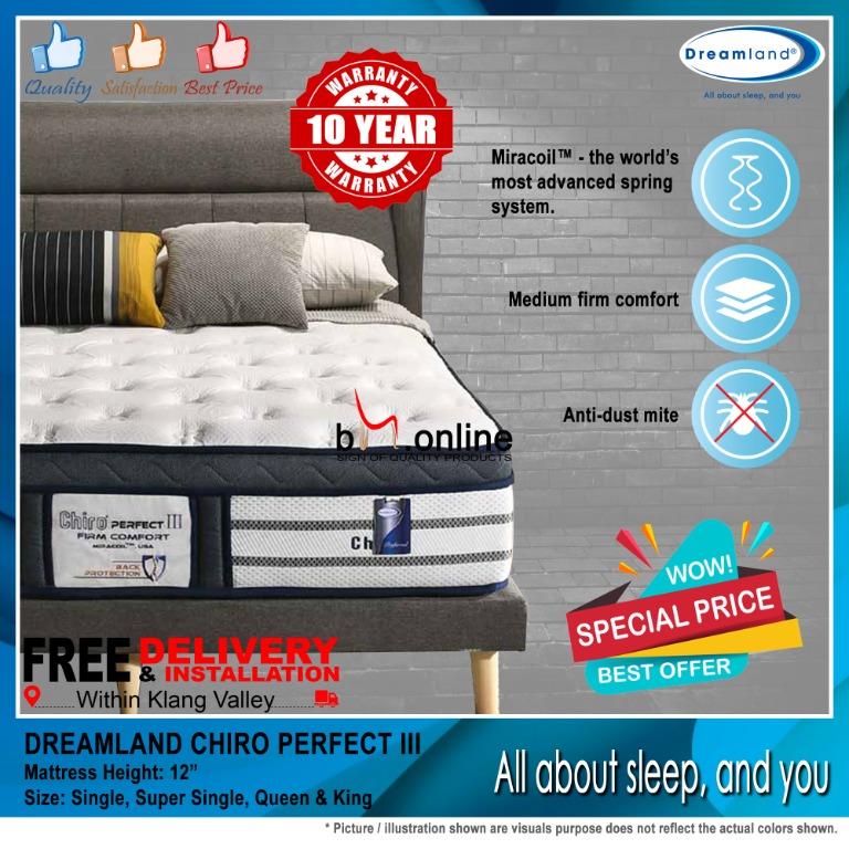 Dreamland super shop single mattress