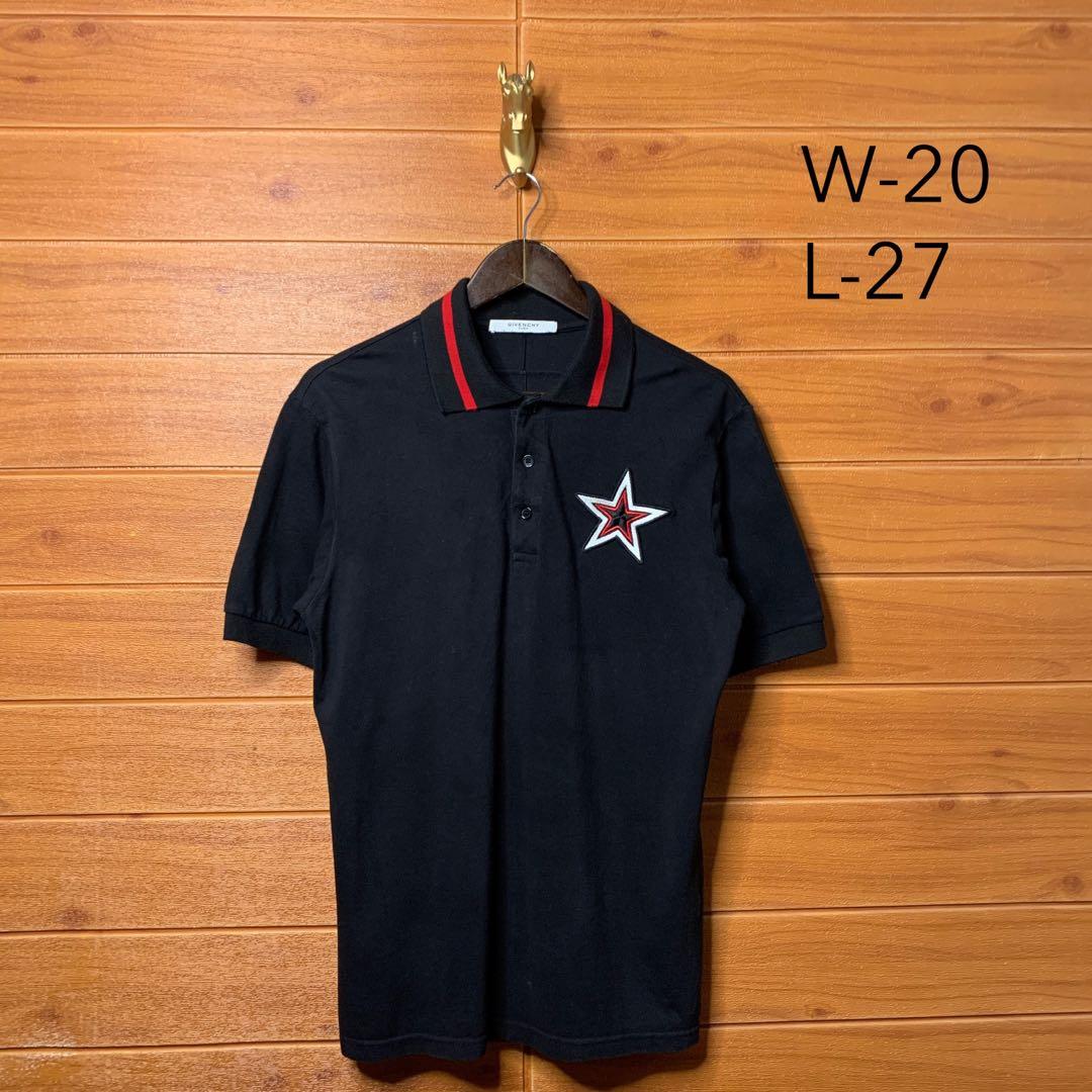 Givenchy star patch polo shirt hotsell
