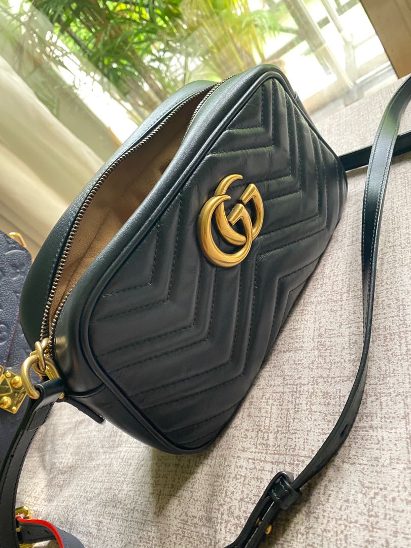 Gucci marmont camera bag Small, Women's Fashion, Bags & Wallets, Cross
