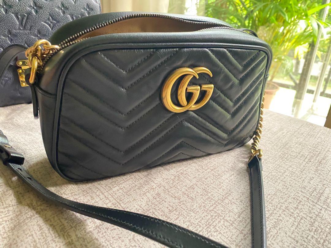 Gucci marmont camera bag Small, Women's Fashion, Bags & Wallets, Cross