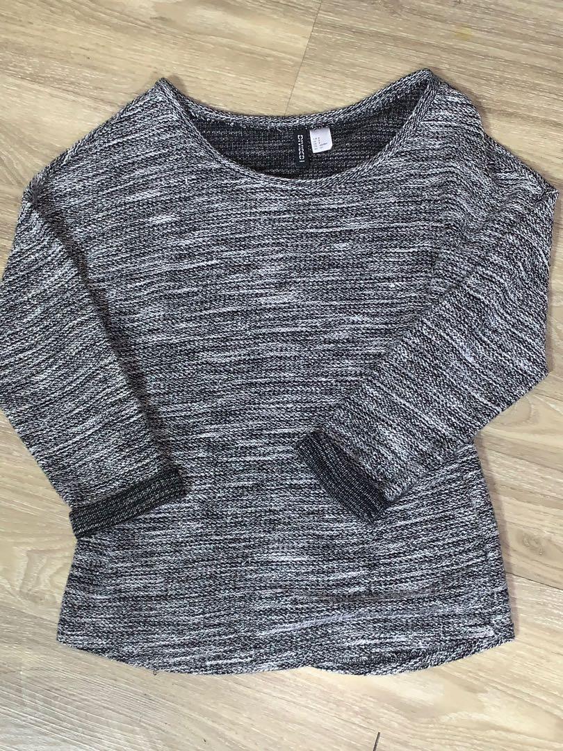 H and m hotsell grey sweater