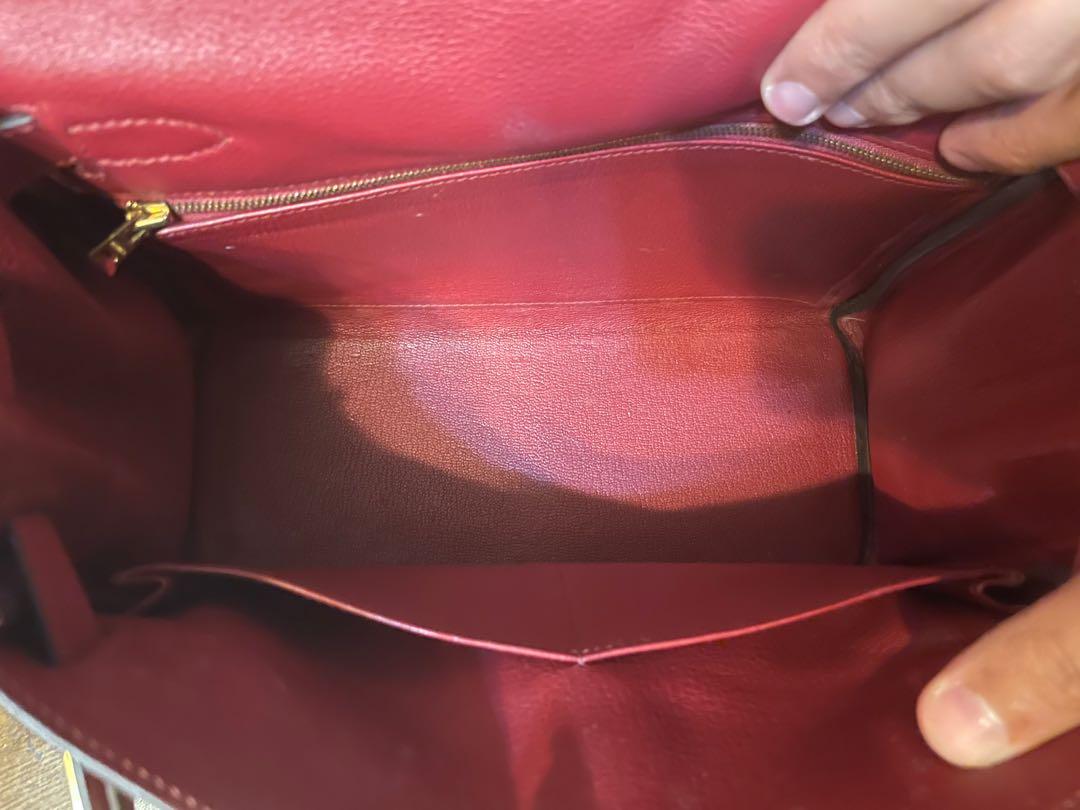 Hermes Constance 23 Bag K1 Rouge Grenat Evercolor GHW