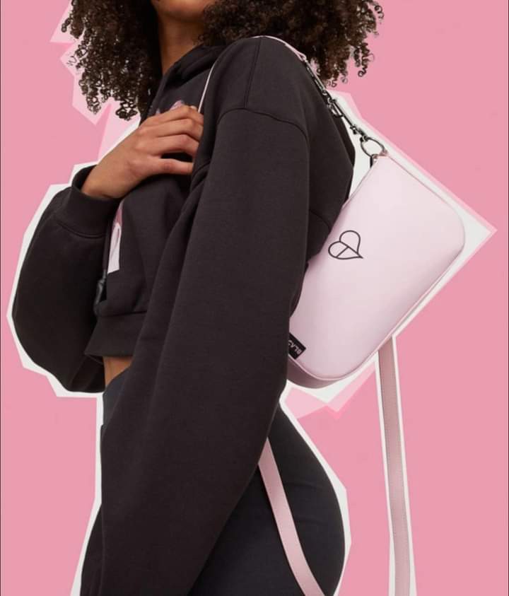H&M Blackpink Pink Shoulder Bag, Women's Fashion, Bags & Wallets