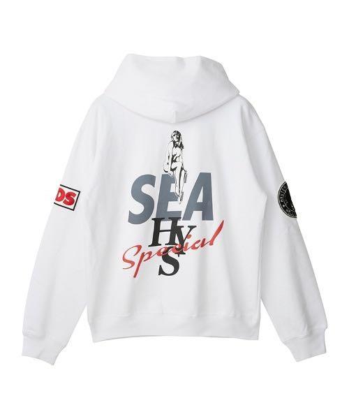 Hysteric Glamour x WIND AND SEA collaboration Hoodie Sweat Top
