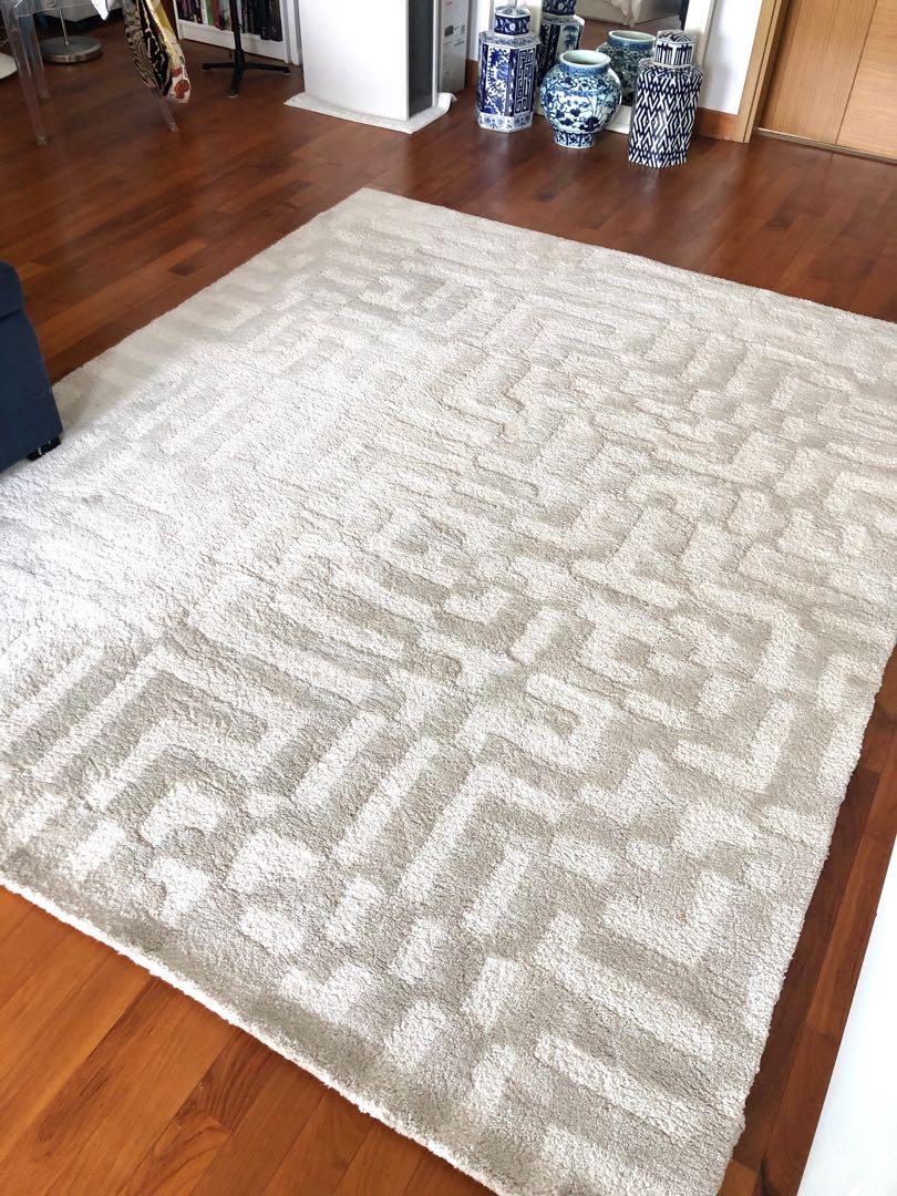 IKEA area rug 2mx2.5m like new, Furniture & Home Living, Home Decor