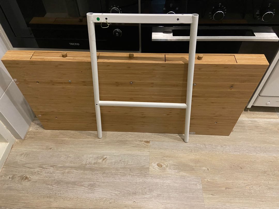 Ikea Bamboo Desk, Furniture & Home Living, Furniture, Tables & Sets on