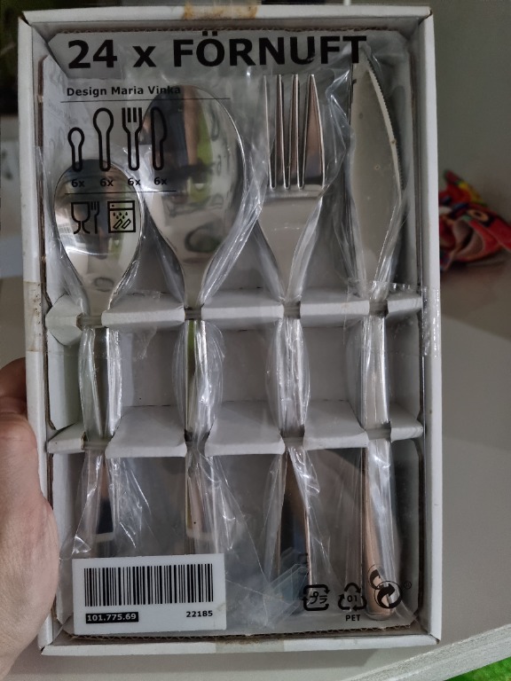 Ikea Fornuft Cutlery Set 24pc set, Furniture & Home Living