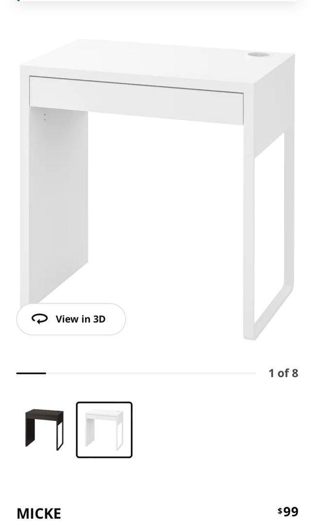 IKEA Study Table, Furniture & Home Living, Furniture, Tables & Sets on