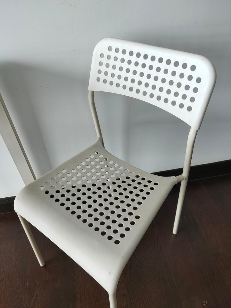 Ikea White Table & chairs set, Furniture & Home Living, Furniture, Tables & Sets on Carousell