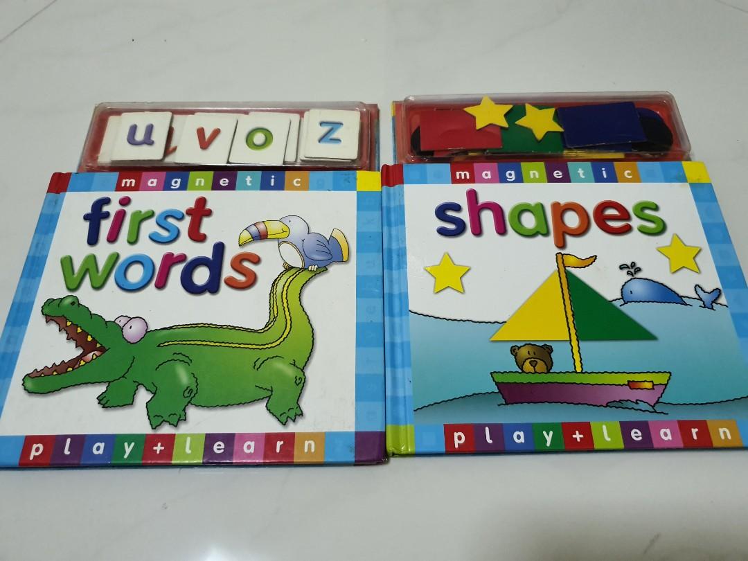 Interactive Books for Shapes and Words, Hobbies & Toys, Books