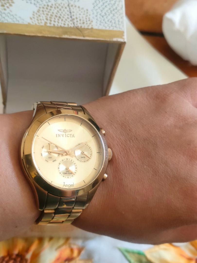 invicta angel chrono watch Women s Fashion Watches Accessories
