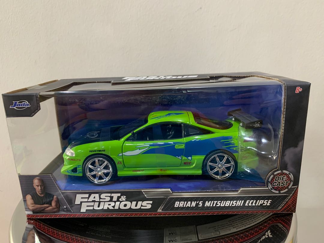Fast & Furious - 1995 Mitsubishi Eclipse 1:24 - modèle Jada Toys