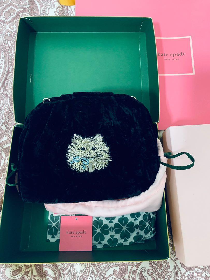 Kate spade velvet purse hot sale