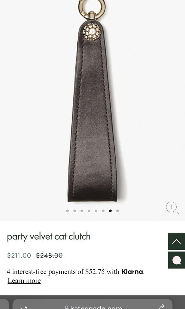 Party velvet hotsell cat clutch