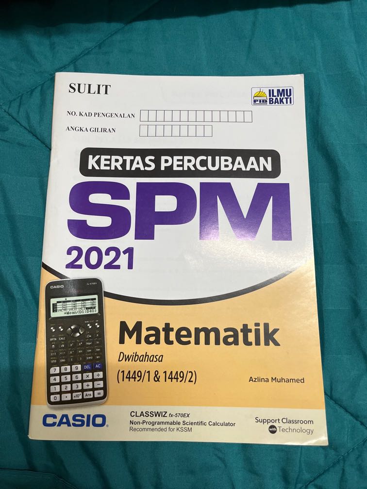 Kertas Percubaan Matematik Dwibahasa Spm 2021 Format Hobbies Toys Books Magazines Textbooks On Carousell