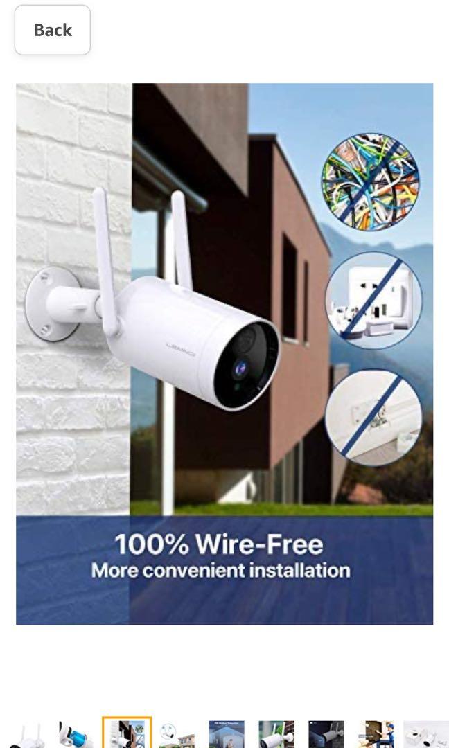 Lemnoi outdoor top security camera