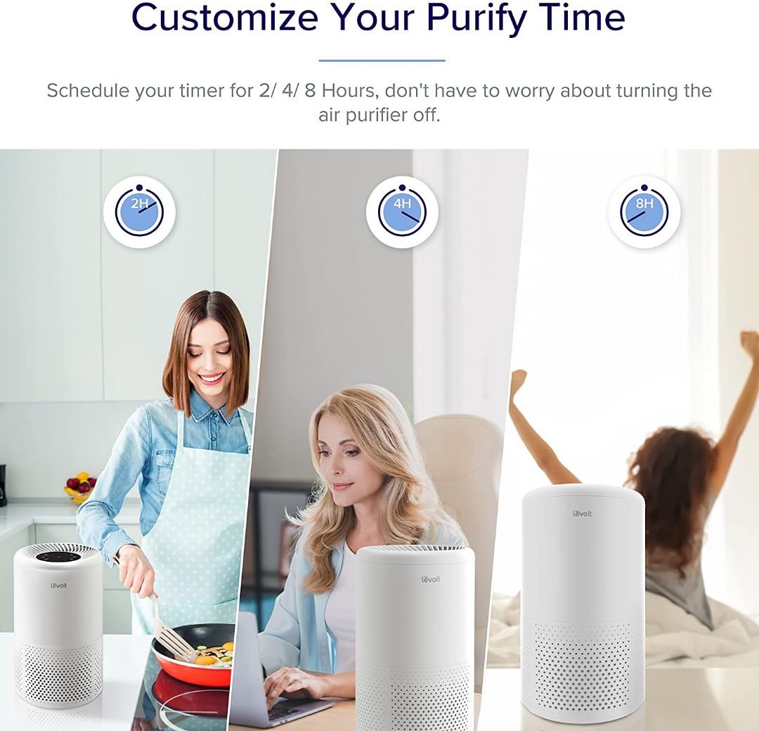 Levoit air purifier for home true hepa filter for allergies pets shop hair vista 200
