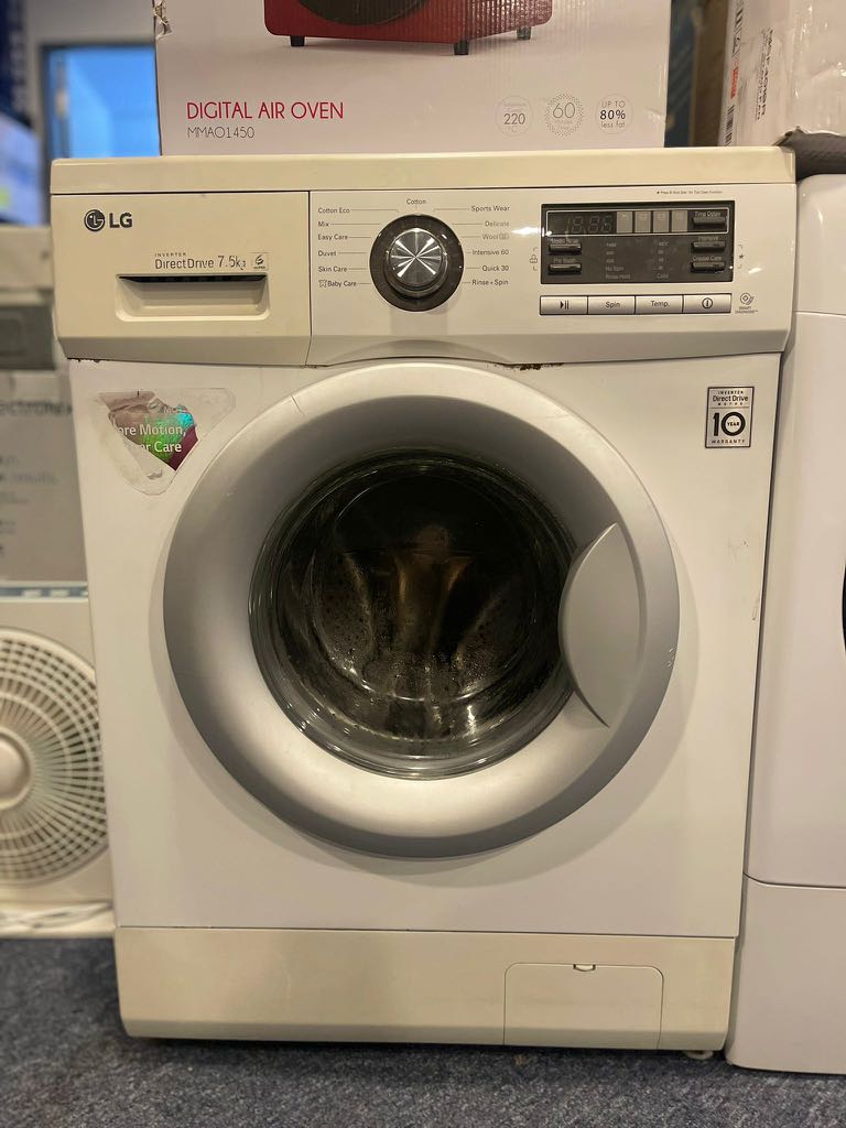 LG 7.5Kg FRONT LOAD WD1275QDT WASHING MACHINE Condition 7/10 250 One