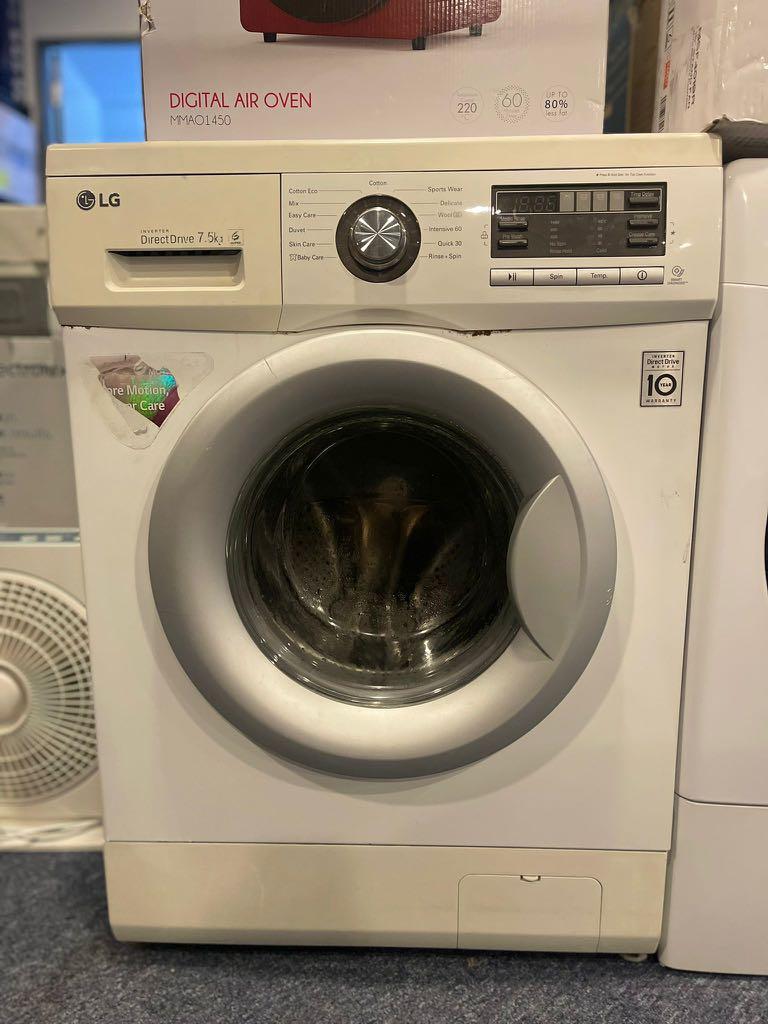 LG 7.5Kg FRONT LOAD WD1275QDT WASHING MACHINE Condition 7/10 250 One