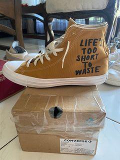 Limited Edition! Converse Life's Too Short To Waste