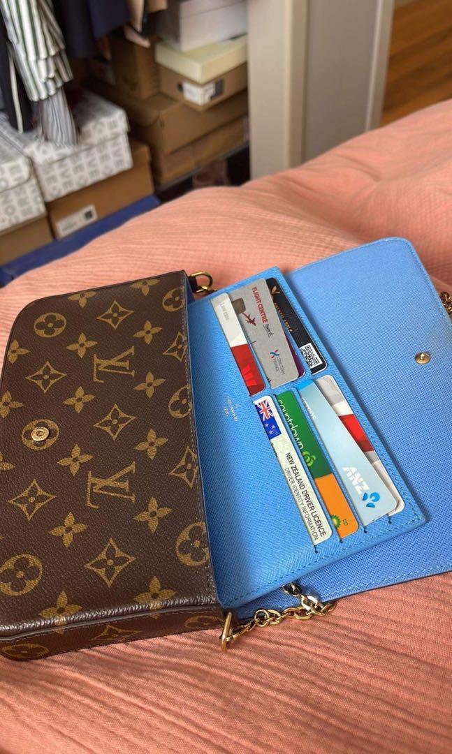 Louis Vuitton Passport Cover Monogram Vivienne Myosotis Blue