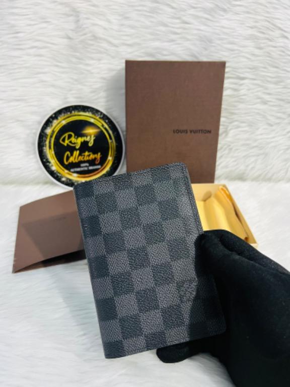 Authentic Louis Vuitton Passport holder Damier Graphite, Luxury, Bags &  Wallets on Carousell