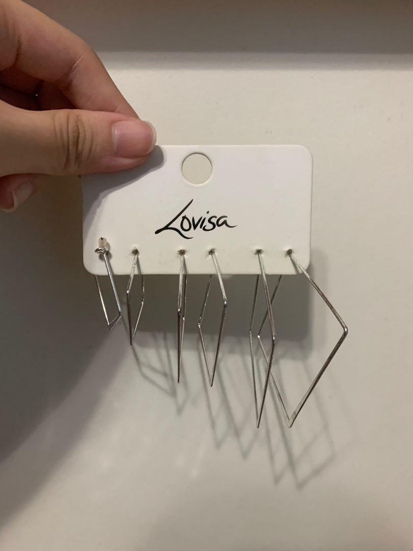 Lovisa Hoop Earrings, Women's Fashion, Jewelry & Organisers, Earrings