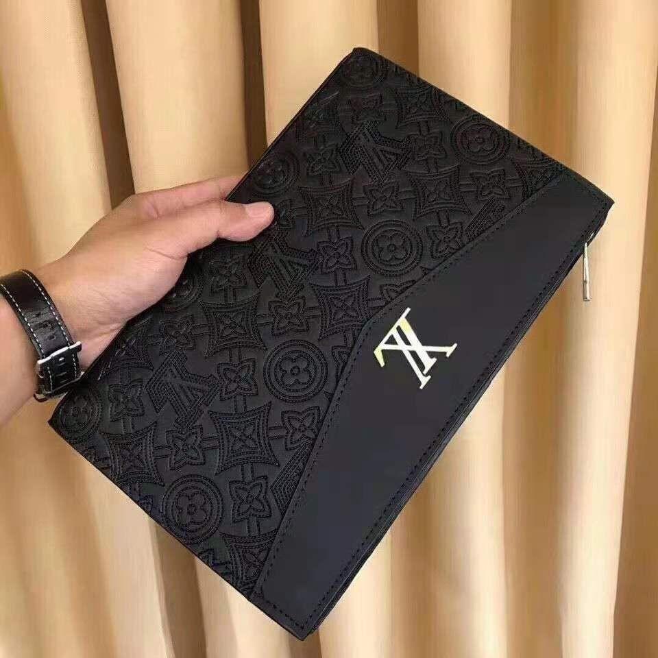 lv men Clutch bag, Luxury, Bags & Wallets on Carousell