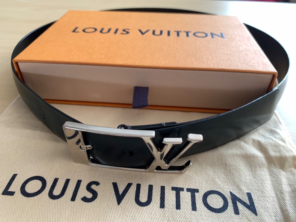 LOUIS VUITTON LV Marble 40MM Reversible Belt Monogram Eclipse Size