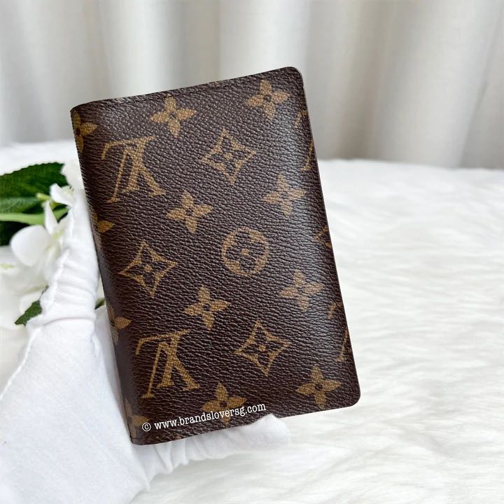LV Passport Holder in Monogram Canvas, Luxury, Bags & Wallets on Carousell