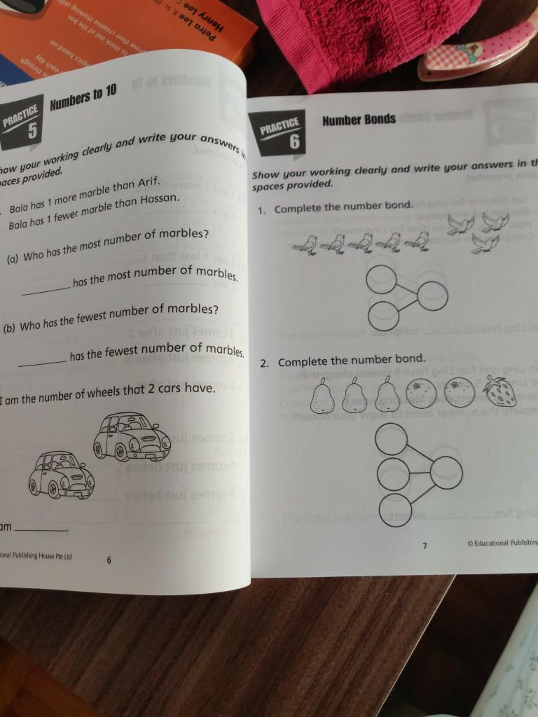 Maths Word Problems Daily Practice a Primary 1, Hobbies & Toys, Books ...