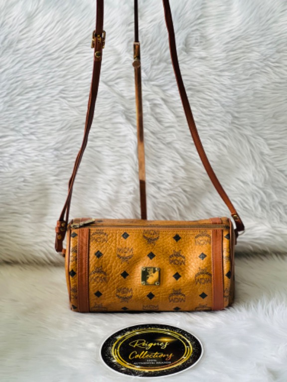 MCM COGNAC PAPILLON, Luxury, Bags & Wallets on Carousell