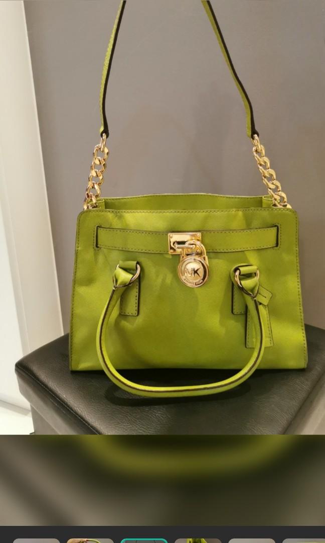 Michael Kors Lime Green Shoulder/ Top handle bag, Women's Fashion, Bags &  Wallets, Shoulder Bags on Carousell