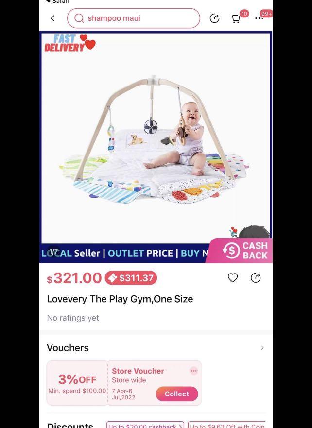 Montessori Lovevery gym playmat, Babies & Kids, Infant Playtime on Carousell