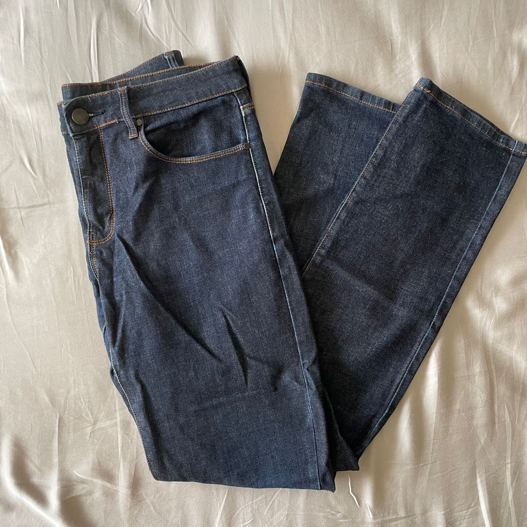 Muji Slim Fit Jeans, Men's Fashion, Bottoms, Jeans on Carousell