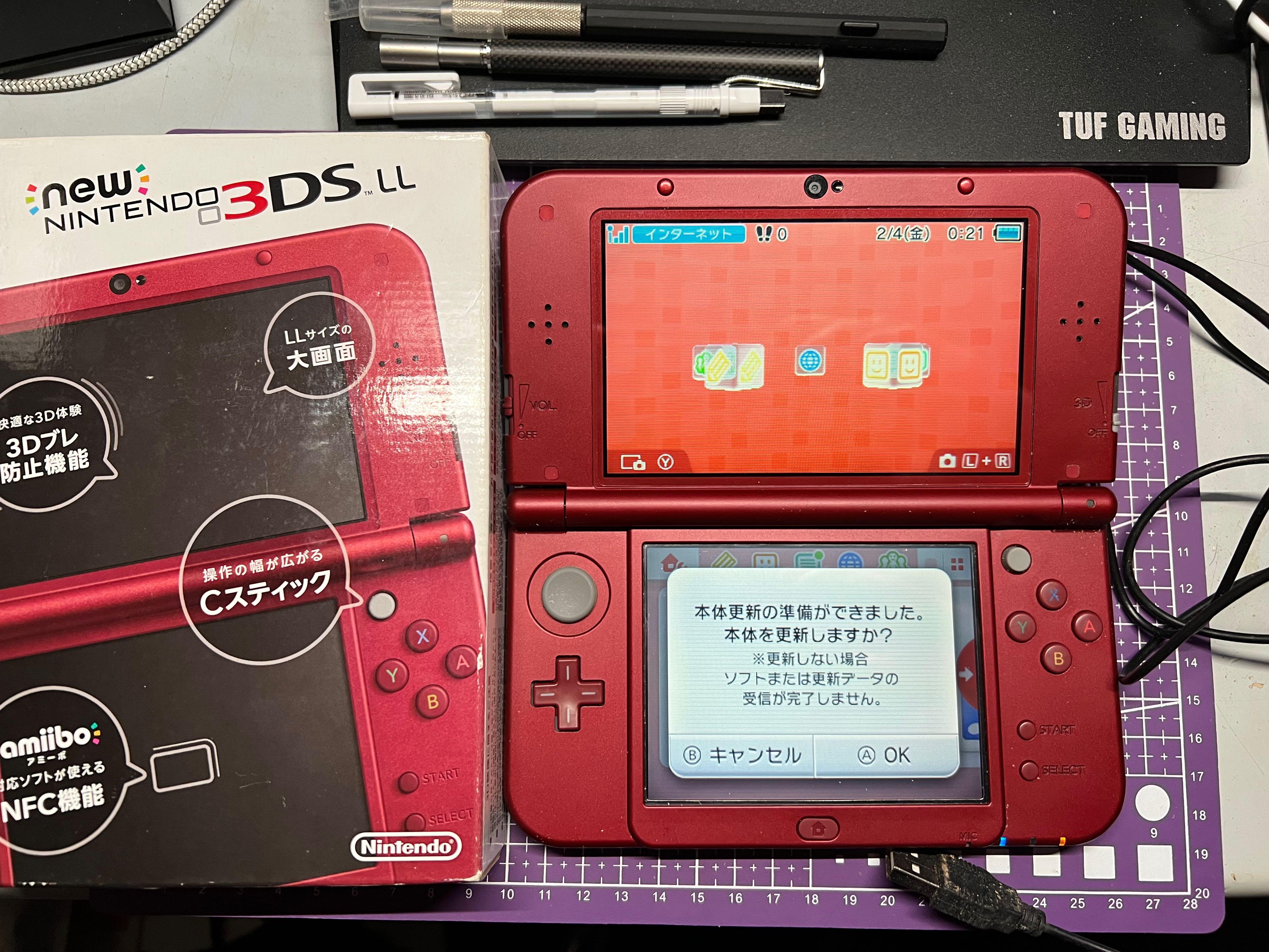 New3DSLL 金屬紅, 電子遊戲, 電子遊戲機, Nintendo 任天堂- Carousell