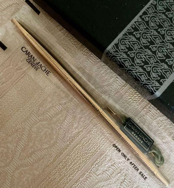 New Authentic Caran d’Ache 18k gold-plated Madison Ballpoint Pen