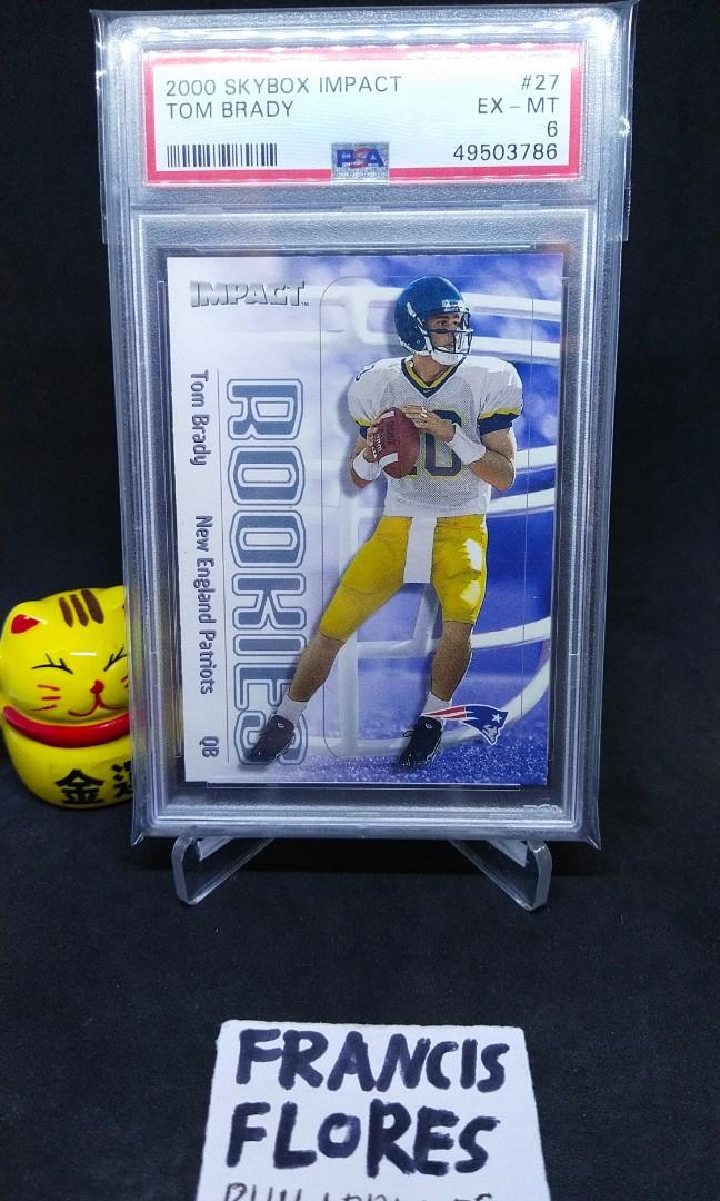 picture Tom Brady Skybox Rookie Card 