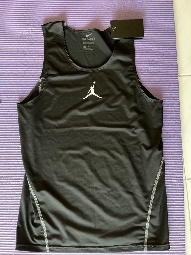 Nike Air Jordan compression vest, Men's Fashion, Activewear on