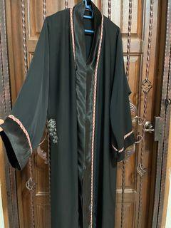 Open front abaya