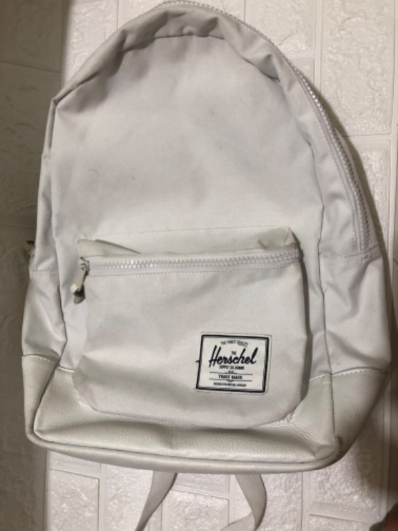 White sale herschel backpack