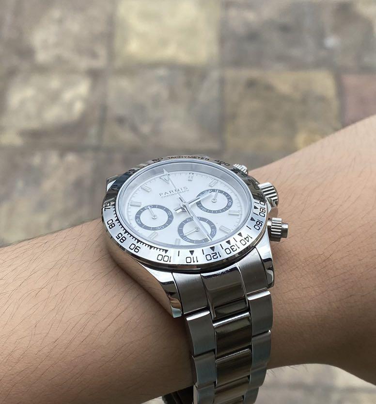 Parnis daytona chronograph clearance