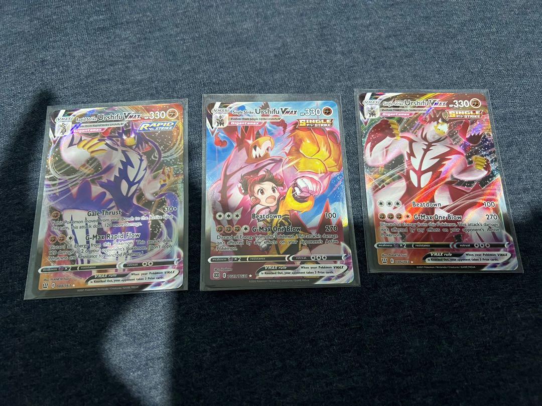 Pokémon urshifu vmax, Hobbies & Toys, Toys & Games on Carousell