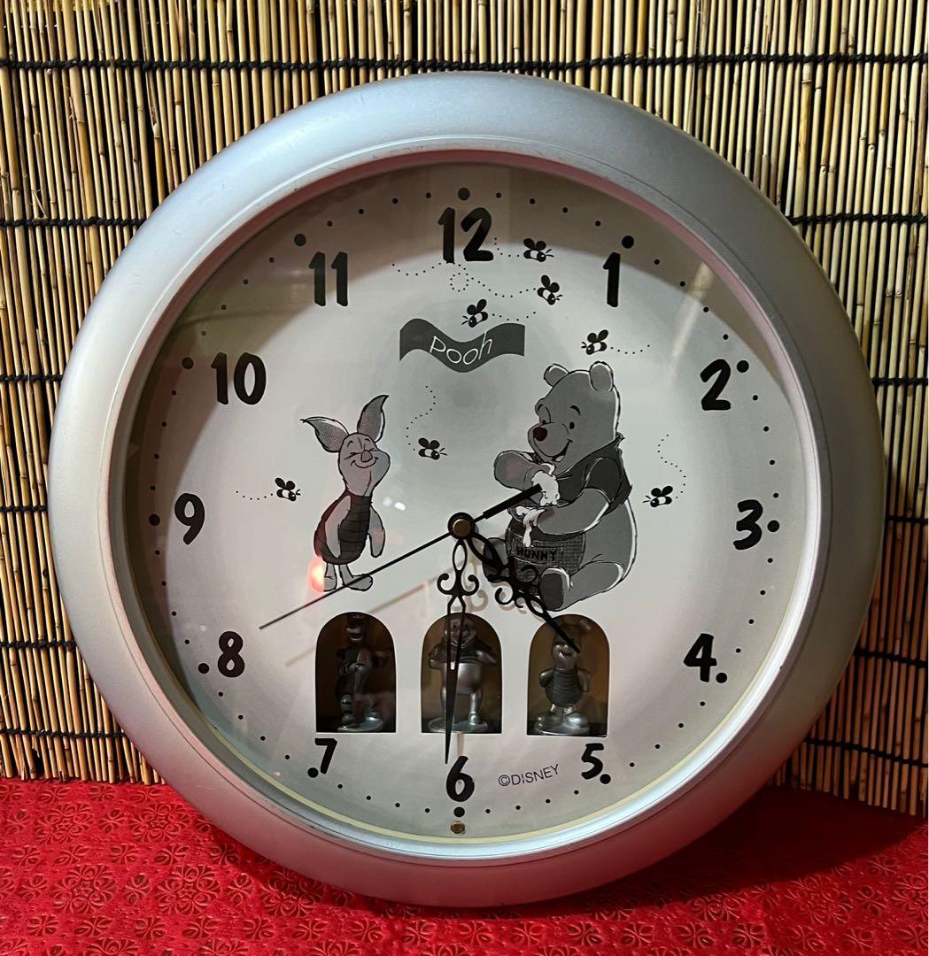 Pooh Wall Clock, Furniture & Home Living, Home Decor, Clocks on Carousell