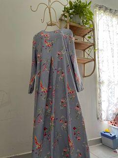 Poplook blue floral dress