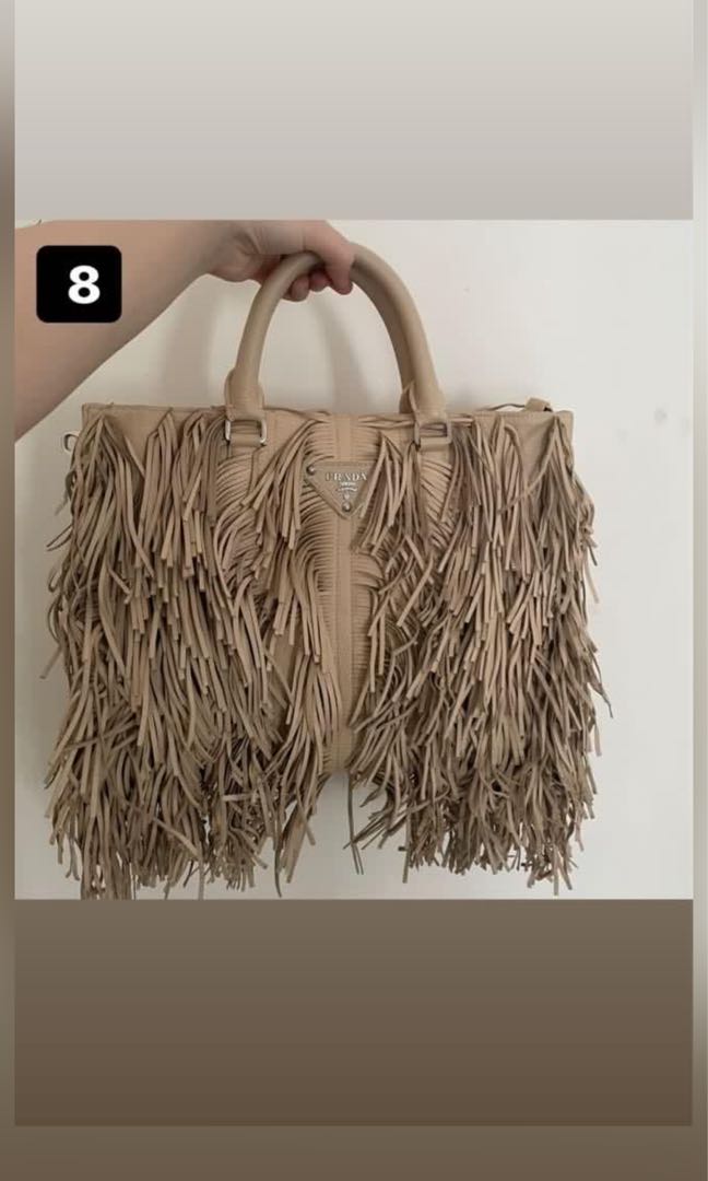 fringe prada bag