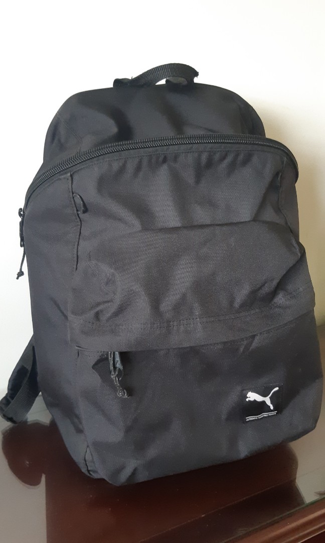 gray puma backpack