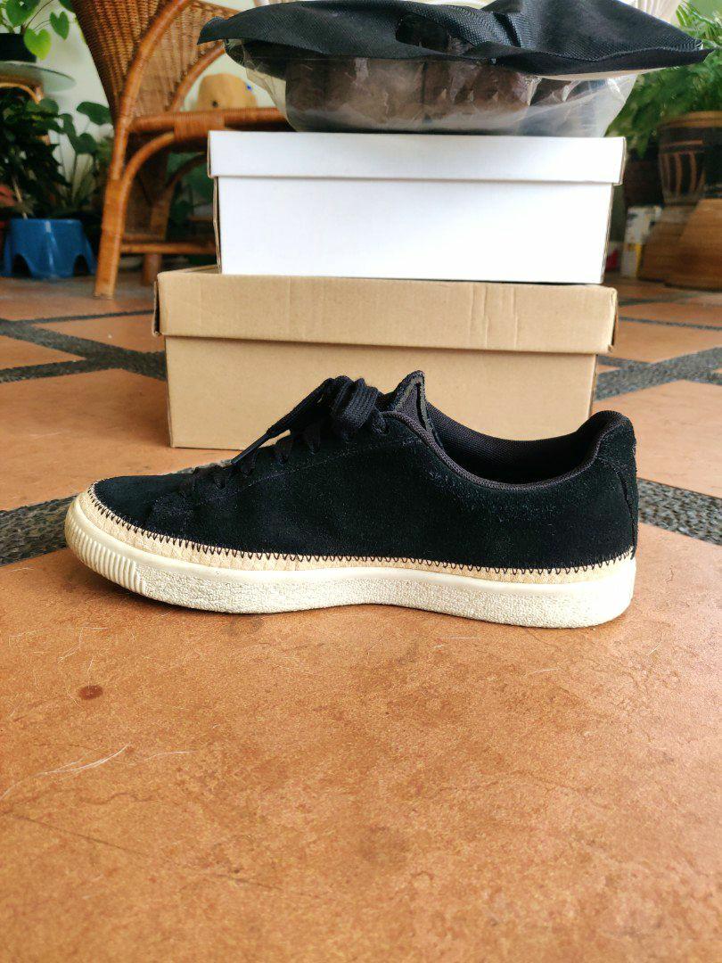 Puma suede sale trim dlx sneakers